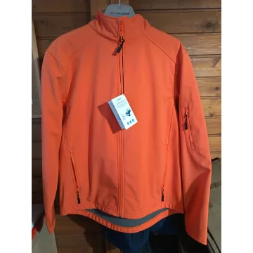 GISS800 HAMME UNISEX SOFTSHELL KABÁT, Narancs szín, XL