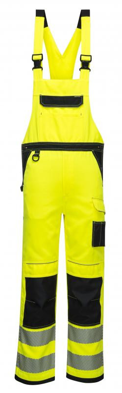 PW344 - PW3 Hi-Vis kantáros nadrág - sárga/fekete PW344 - PW3 Hi-Vis kantáros nadrág - sárga/fekete